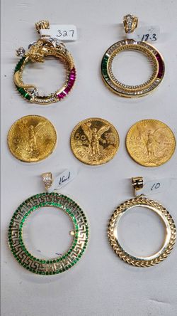 14k Bezels and 22k Centenario