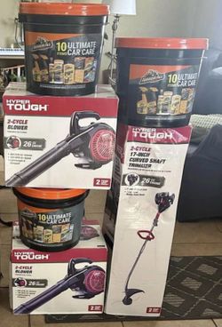 Blower , Trimmer, Car Cleaning Materials