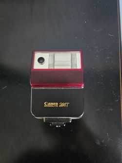 Vintage Canon Speedlite 244T Flash
