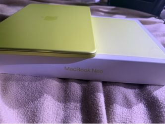 Citrus Mac book Neo used for 2-3 hrs