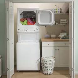 GE Gas Stacked Washer Dryer Combo