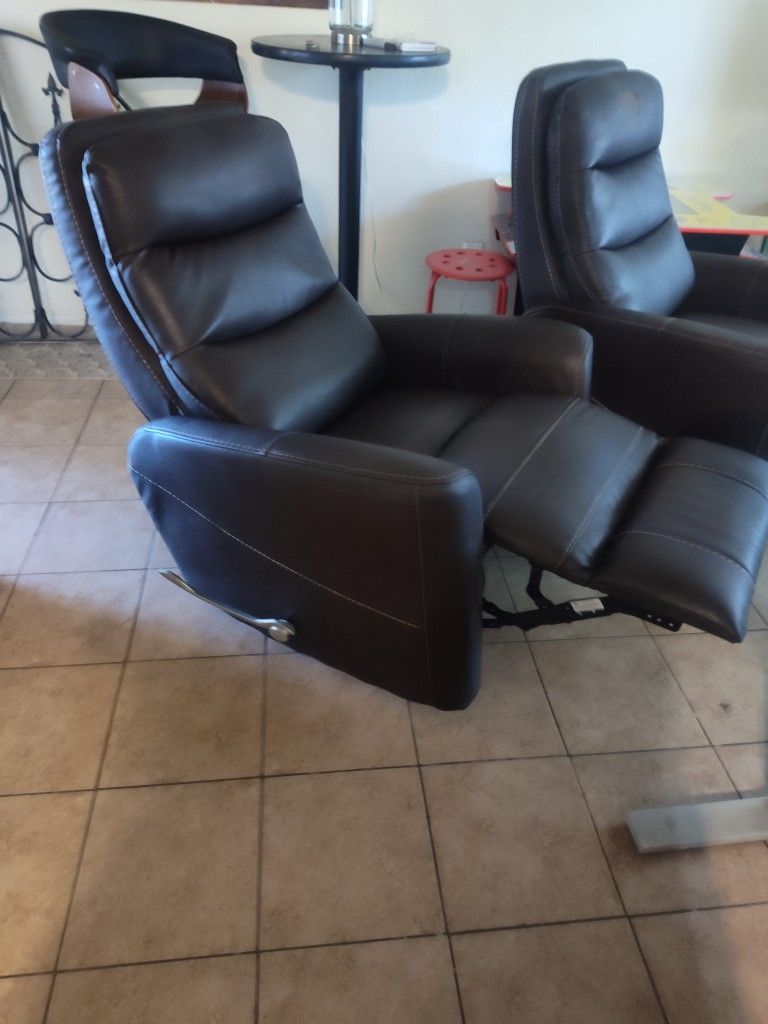 Hercules Brown Nursery Recliner Swivel Chair 