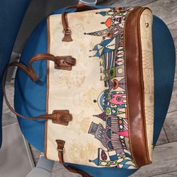 Dooney and Bourke Small World Tote Purse