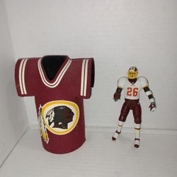 Washington Redskins  bottle Jersey Holder And Portis Figure 