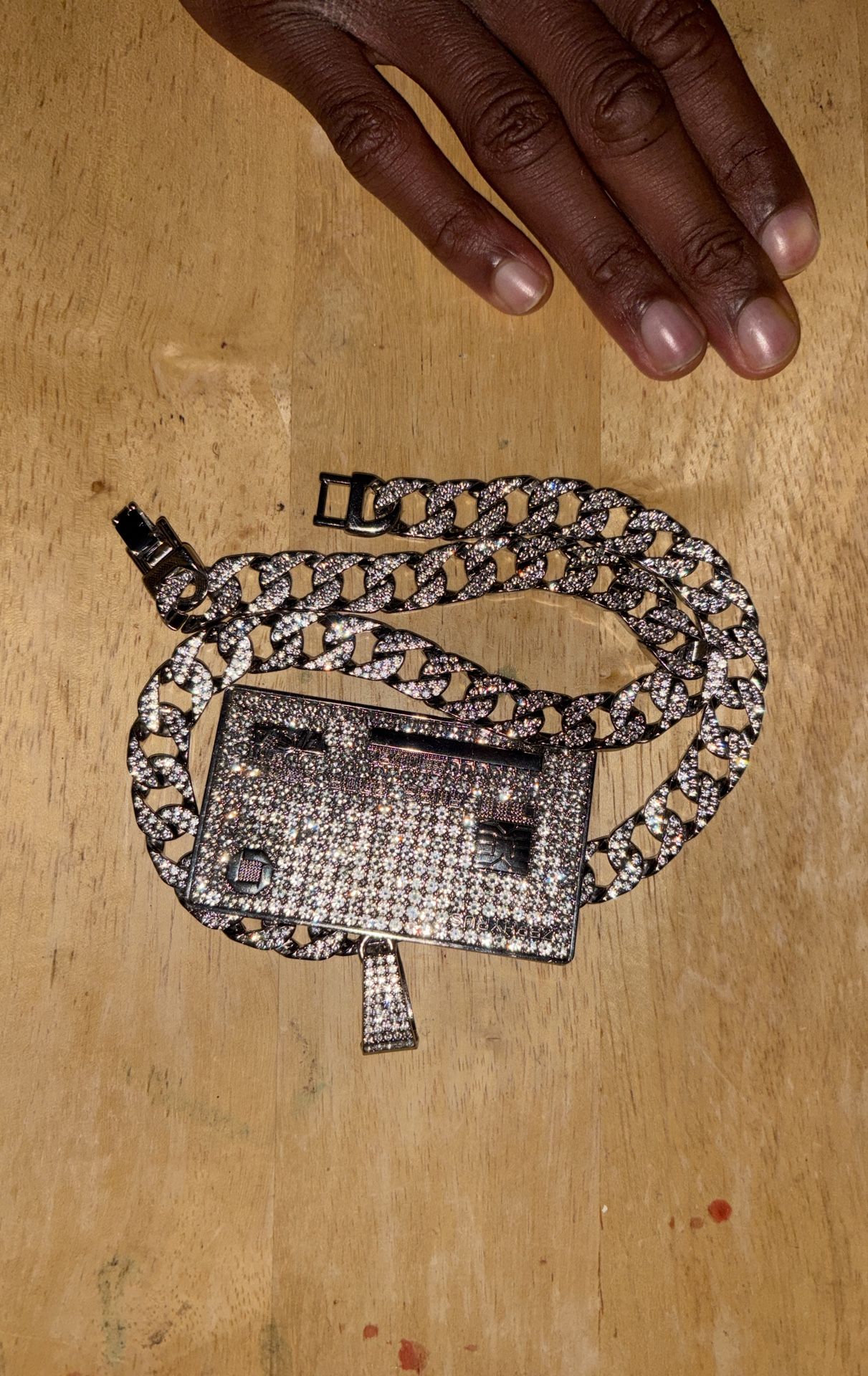 VVS diamond chain moissanite