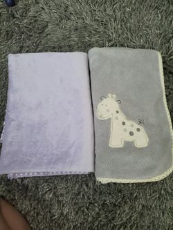 2 baby blankets
