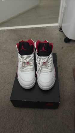 Jordan 5s fire red