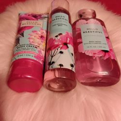 Hello Beautiful 3pc Set, $30