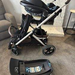 Cybex Gazelle S All-in-One Toddler and Baby Stroller With Car seat And Base