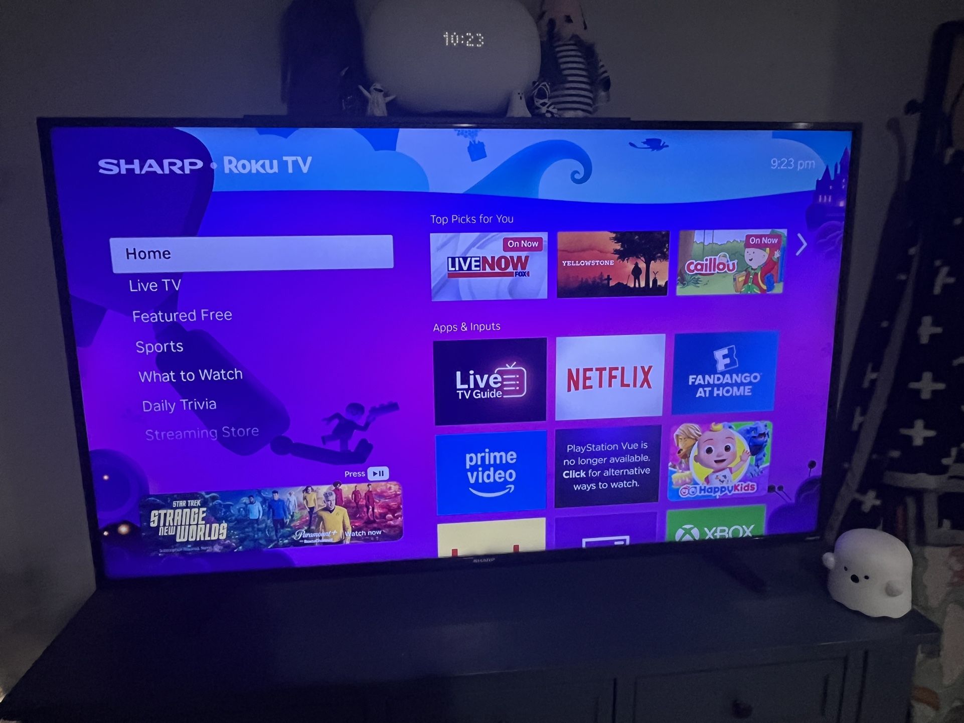 Sharp 58in Roku Tv