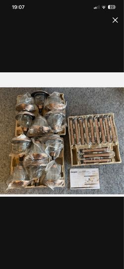 BRAND NEW Energizer 12 Pack Copper Color Solar Pathway Lights 10232-8-12