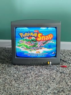 Sanyo DS13204 13" CRT TV A/V Inputs Retro Gaming - Works Great