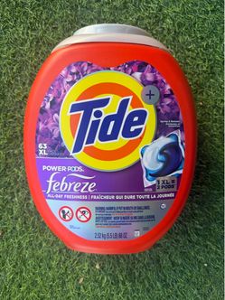 Tide Power Pods Febreze  63 XL