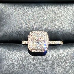 GIA Certified Natural Diamond Bridal Set 2.25ctw