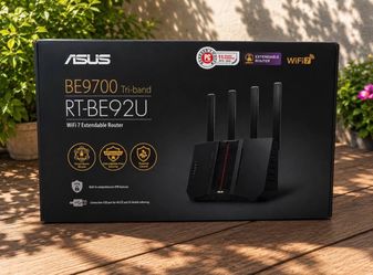 ASUS RT-BE92U WiFi 7 Router BE9700 Tri-Band Complete in Box