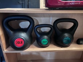 Black Kettlebell Set