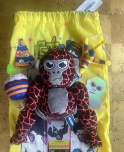 Gorilla tag lava monke plush/sticker