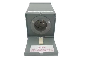 Connecticut Electric 50 Amp Power Inlet Box (CS6375) with Cover