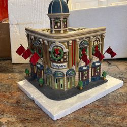 dept 56. Holly Dale’s department store Christmas In The City series.