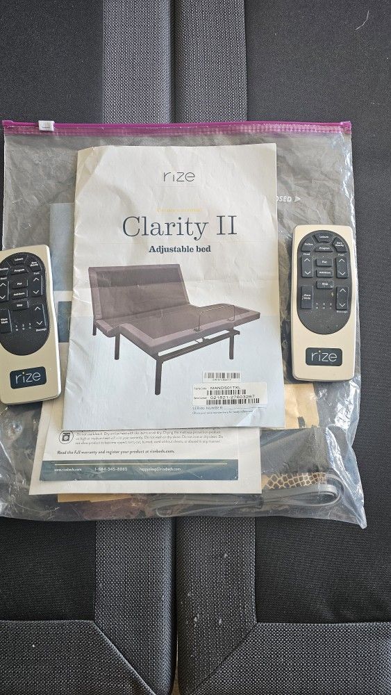 2-RIZE Twin Xl Adjustable Bed Frame