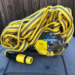 HydroTech FlatJacket Garden Hose 100 ft $20