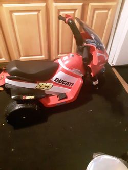 Ducati ride on needs charger