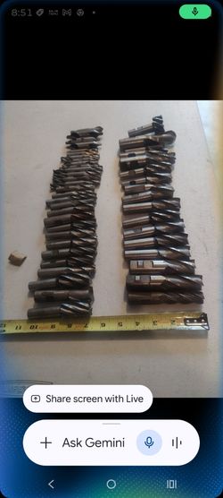 Machinist tools cutting flute end mills