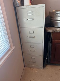 Make Offer Metal Heavy-Duty 4-Drawer Metal Vertical Filing Cabine