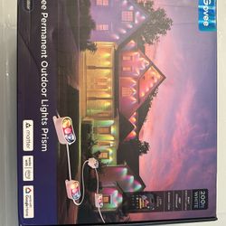 Govee Permanent Outdoor Lights Prism, 200ft with 72 Triple-Color Lighting Heads, 100+ Scene Modes, Up to 60lm for Outdoor Decor, IP68 Waterproof, 