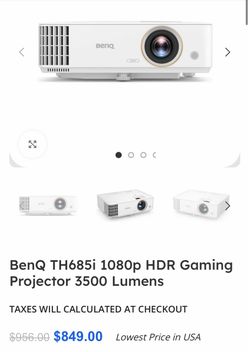 The TH685i 1080p Gaming & Cinema Projector