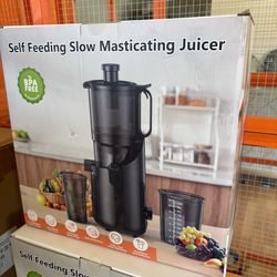 Cold Press Juicer Machine-Compact Juicer Machines Up to 92% Juice Yield 5.3" Wide Chute for High Nutrient Fruits Vegetables,Slow Masticating Juicer Ea