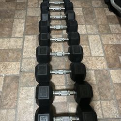 Dumbbell Set 5 , 10, 15, 20 , 25 