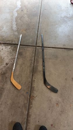 Hockey sticks