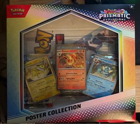 Pokemon prismatic evolutions poster collection