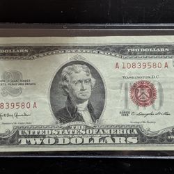 Very Fine 1963 $2 Red Seal- ($20)