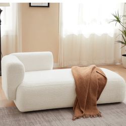 Modern Small Lounge Couch White