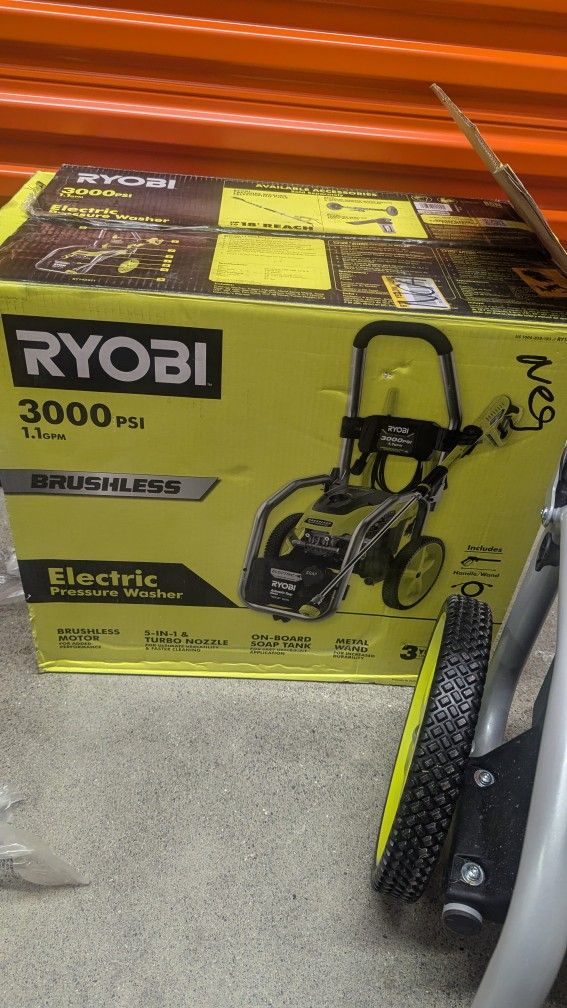 New Electric. Power Washers 3000psi