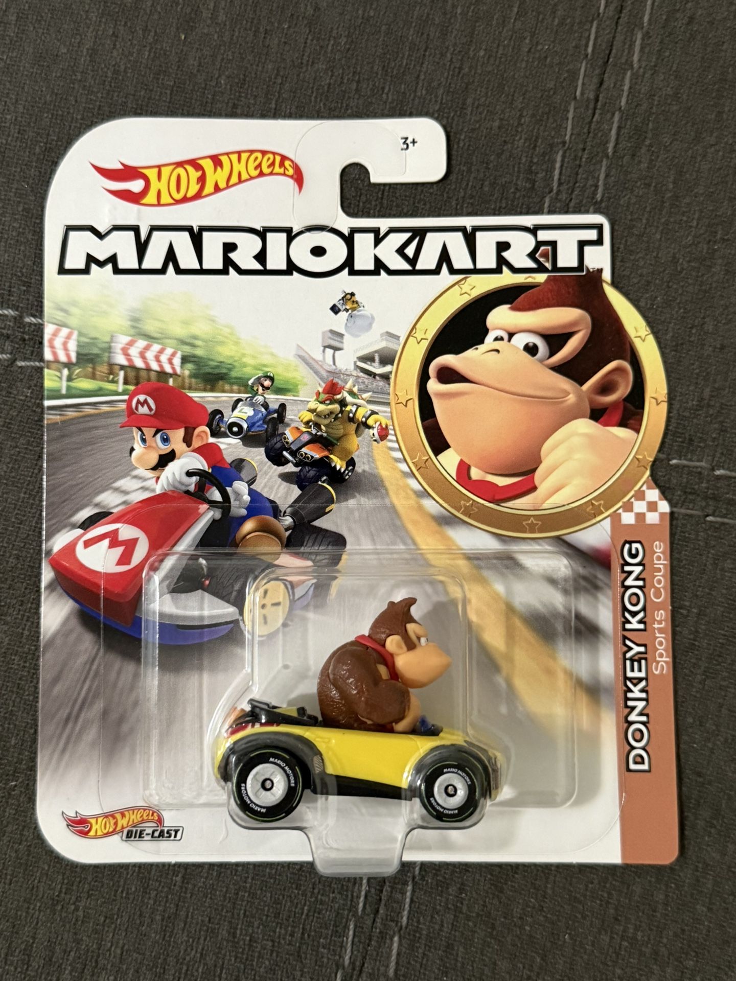 Mattel Hot Wheels Mario Kart Donkey Kong Sports Coupe - New NIB