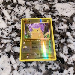 Pickachu Pokémon Card