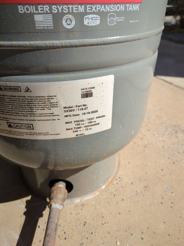 Water Heater Repressurise Expansion Vessel Boiler System Expansion