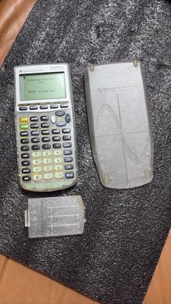 Texas Instruments TI-83 Plus Silver Edition Clear Graphing Calculator with Cover