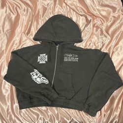 Darcsport cropped zip up