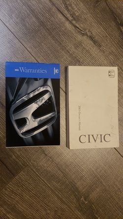 2003 Honda Civic owners Manual Book.