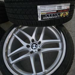 19"new Staggerd Wheels With New Tires For BMW 428i 2012-2017 