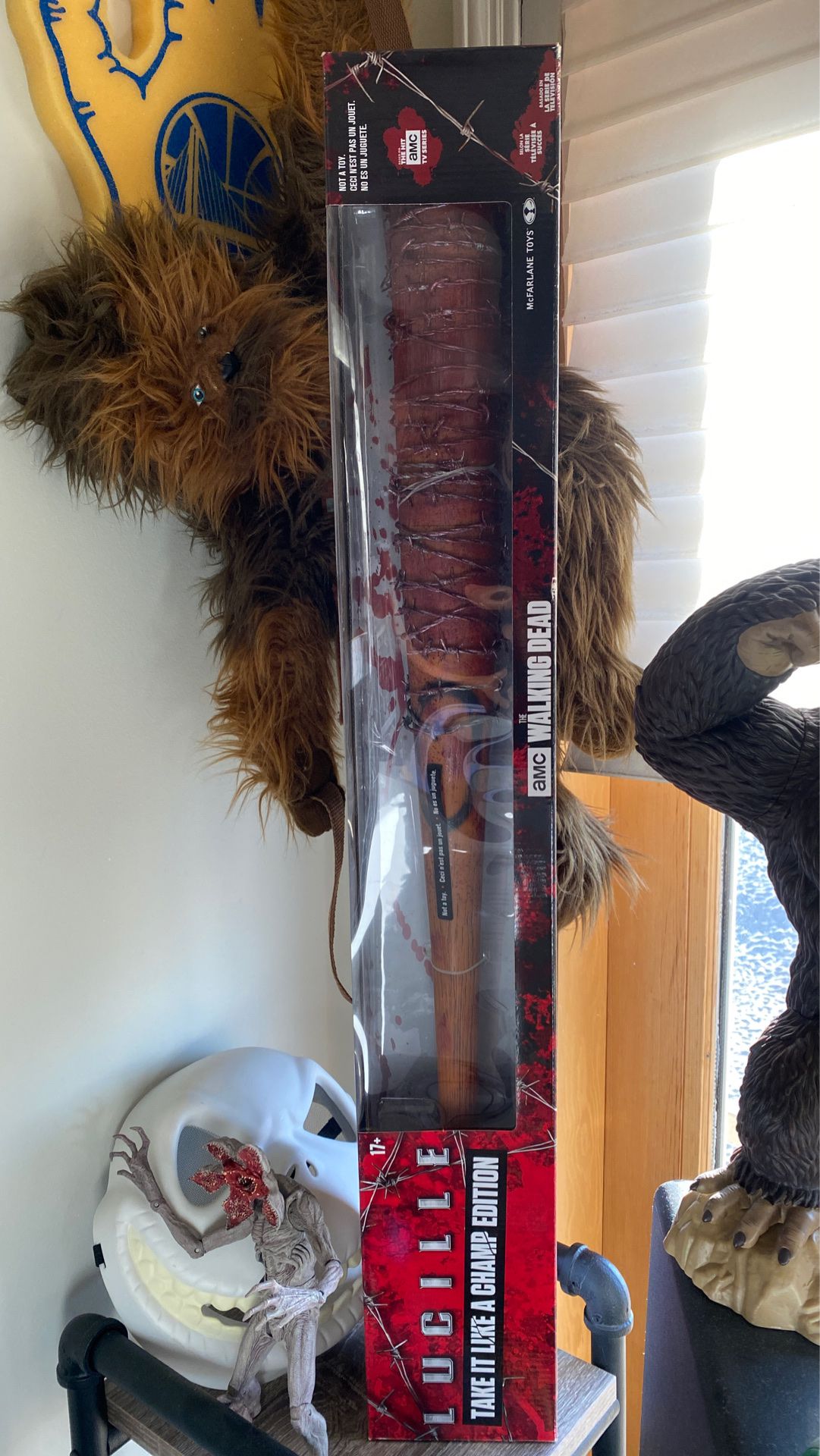 Lucille the walking dead Neagan bloody bat collectible toy Limited edition