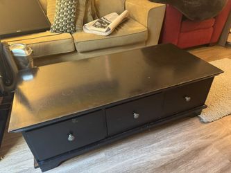 Coffee table with storage