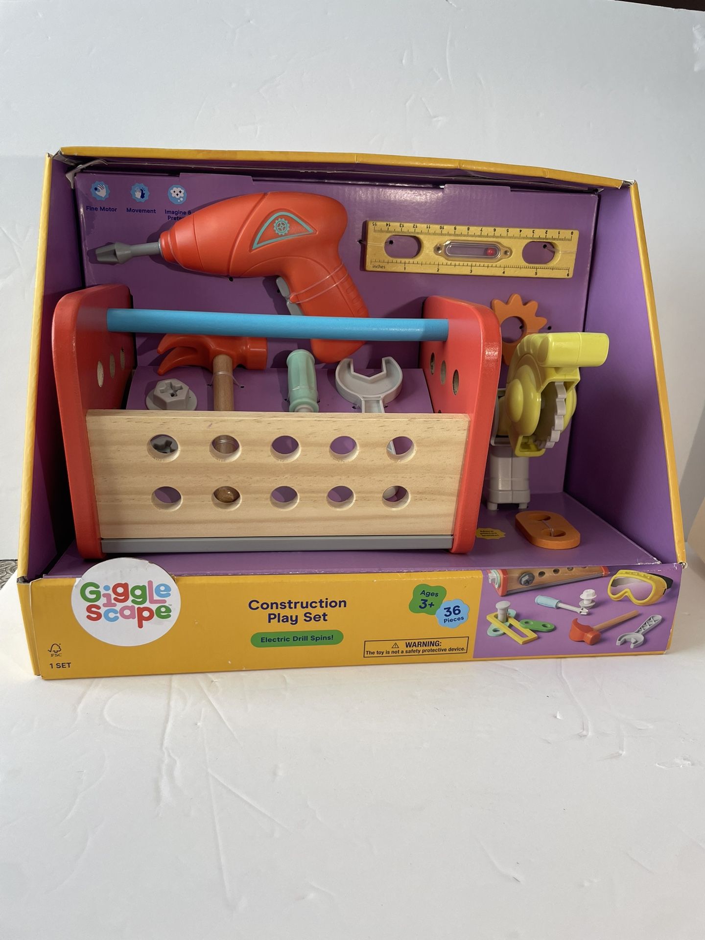 Giggle Scape Construction Playset