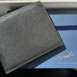 Black Leather Men’s Wallet 