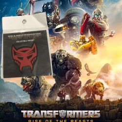 Transformers: Rise of the Beasts IMAX Patch – Sealed Primal Collector Gem