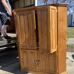 Corner Armoire/Media Cabinet